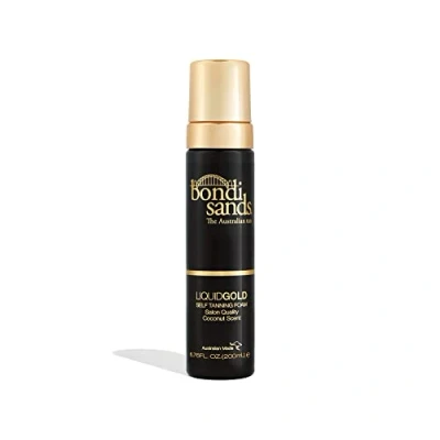 Image of Bondi Sands Liquid Gold Self Tanning Foam, Enriched with Argan Oil, Vegan + Cruelty Free, Coconut Scent, 200mL