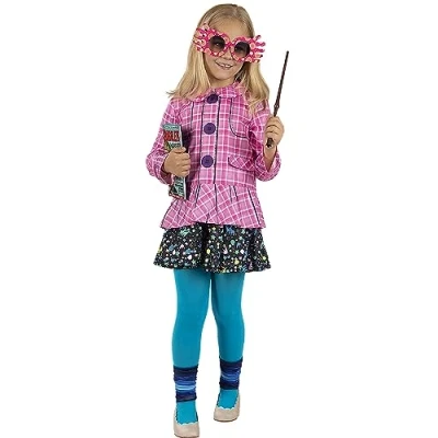 Image of Funidelia Luna Lovegood Costumes for girl &amp; Harry Potter Costume kids accessory fancy dress props Halloween carnival parties Size 3 4 years