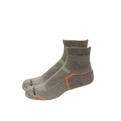 Image of Columbia Mens Walking Socks Quarter 4 Pair, Grey, 6 12 Shoe Size