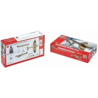 Image of ELITE TINS AIRFIX METAL HINGED TIN SUPERMARINE SPITFIRE MK 1