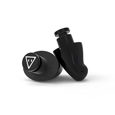 Image of Flare Earshade Earplugs Block Sound Aerospace Aluminium &amp; Super Soft Memory Foam Black