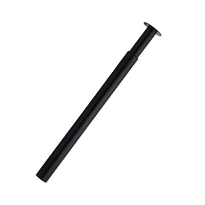 Image of Trintion Table Leg Adjustable Kitchen Worktop/Desk/Breakfast Bar 60mm Diameter Height 710 1100mm(Black)