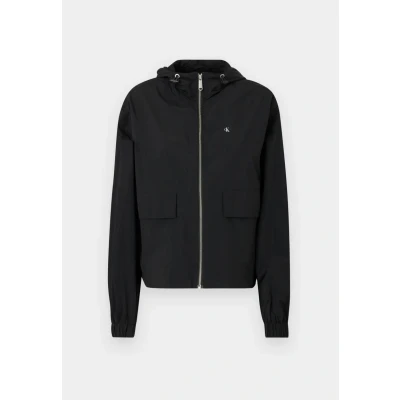 Image of Calvin Klein Jeans Windbreaker Jacket Light jacket, Women&#039;s, Size: XS, Black