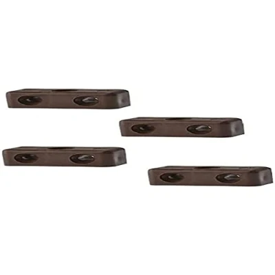 Image of Merriway BH03655 (100 Pcs) Brown Modesty Block Wood &amp; Furniture Jointing Connector Pack of 100 Pieces