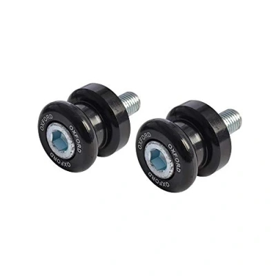 Image of OF726 Oxford Paddock Stand Bobbins (M10 1.25 FINE THREAD BLACK)