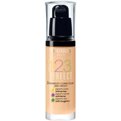 Image of Bourjois 123 Perfect Medium Coverage Liquid Foundation 54 Beige, 30ml 363542