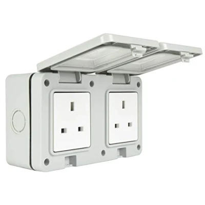 Image of Mercury 429.918UK Weatherproof Double Mains Outdoor Socket