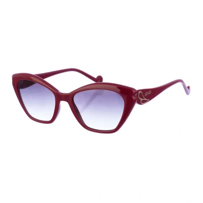 Image of Liu Jo Womens Butterfly shaped acetate sunglasses LJ756S women Burgundy One Size