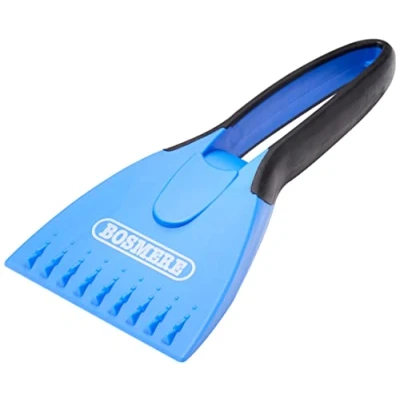 Image of Bosmere Winter Care Windscreen Ice Scraper with Soft Grip, Multi Coloured, W120