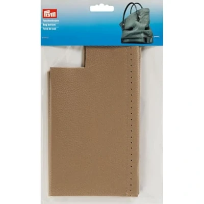 Image of Prym Bag Bottom, Leather, Beige, 27.5 x 16.5 1.5 cm