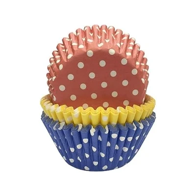 Image of Anniversary House Polka Dot Cupcake Cases Pack of 75