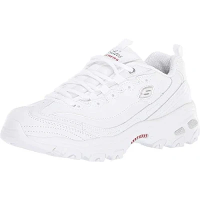 Image of Skechers Women&#039;s D&#039;Lites Memory Foam Lace up Sneaker 7 UK