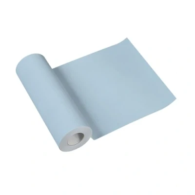 Image of PAW Tablerunner made of airlaid (40 cm x 24 m) I Tabledecoration for communion, confirmation, wedding, birthday, garden party, baptism Tabletape monochrome, blue Color: monocolor (light blue)