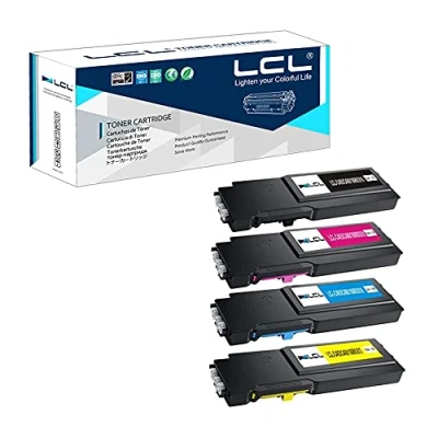 Image of LCL Remanufactured Toner Cartridge for C400 C400V C400N C400DN C405 C405V C405N C405DN 106R03516 106R03518 106R03519 106R03517 (4 KCMY) Compatible Xerox