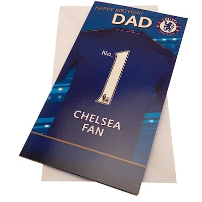 Image of Chelsea F.C. Birthday Card Dad