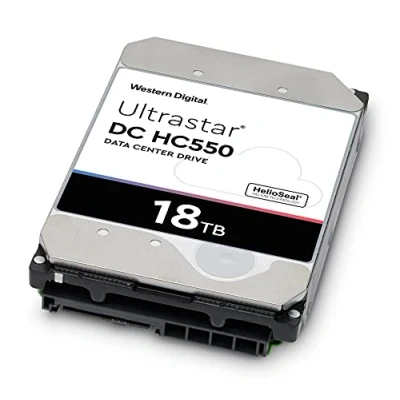 Image of Western Digital Ultrastar DC HC550 Enterprise Hard Drive 18TB (3.5&quot; SATA 6Gbps, SAS 12Gbps, 7200RPM, 512MB Cache)