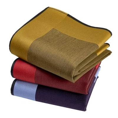 Image of Vivienne and Merlin Mouchoirs Fabric Men Premium 100% Cotton Shaggy 45cm x 3 Pieces Model A13