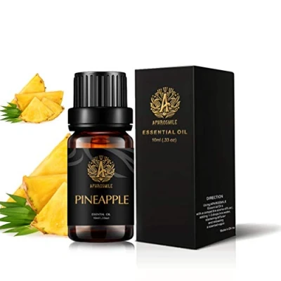 Image of Aromatherapy Pineapple Essential Oil for Diffuser, Scented Humidifier, Therapeutic Grade Home, 10ml Soap Making