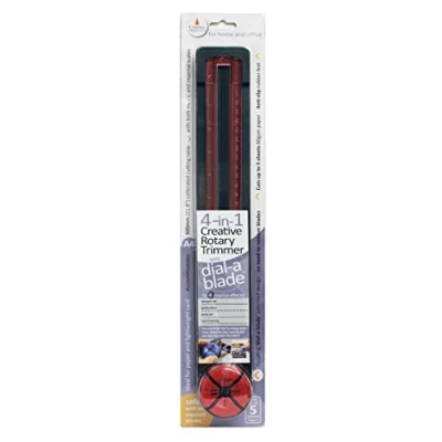 Image of Cathedral &quot;Dial a Blade&quot; A4 Size Creative Paper Trimmer Red