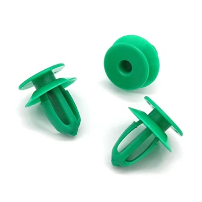 Image of VVO Fasteners Green Plastic Front Door Card Clips for Vauxhall Astra, Cascada, Corsa, Insignia, Meriva, Zafira Tourer, (Pack of 10)