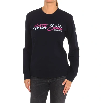 Image of North Sails Womens Long sleeved crew neck sweatshirt 9024250 women Blue Size Medium