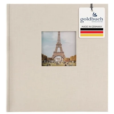 Image of goldbuch Photo Album, Linen, Sand Grey, 25x25 cm