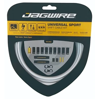 Image of Jagwire 2X Sport Shift Kit for Unisex Adults, White, One Size