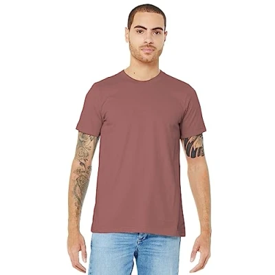 Image of Canvas Unisex Crew Neck T Mauve