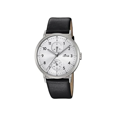 Image of Lotus Watches Mens Multi dial Quartz Watch with Leather Strap 18509/1