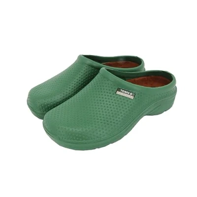 Image of Town &amp; Country Clogs Mens/Womens Ladies/Gents Green Gardening Super Soft Clogs/Cloggies Lightweight, Cushioned. Size 4 UK