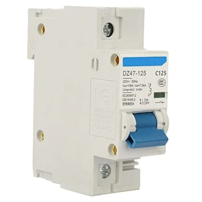 Image of 230V 80/100/125A Air Circuit breaker DZ47 125 1P Current 30mA Miniature 0.1S 6KA(125A), breaker,