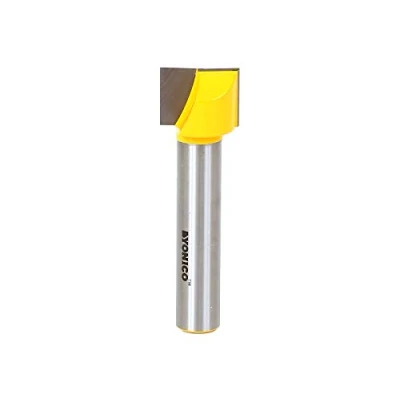 Image of Yonico 14972 Bottom Cleaning Router Bit, Cutting Diameter: 7/8&quot;, Height: 5/8&quot; 1/2&quot; Shank