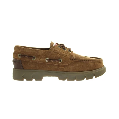 Image of Kickers Unisex Adult&#039;s Lennon Boatshoe Suede Boat Shoes, Brown (Tan Tan), 7 UK