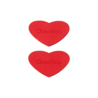 Image of ChiaoGoo Rubber Grippers, Acrylic, Red, 4.9 x 7.4 0.48 cm