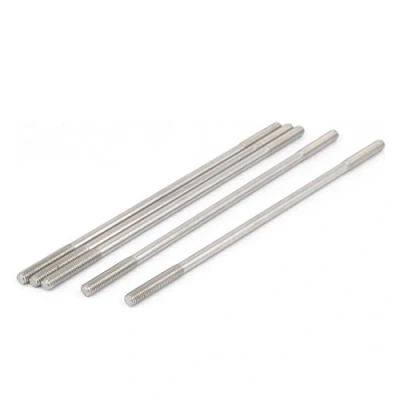 Image of Sourcingmap M5x150mm 304 Stainless Steel Double End Threaded Stud Screw Bolt 5pcs