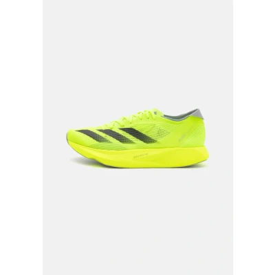 Image of adidas Performance Adizero Takumi SEN 10 Road running shoes, Women&#039;s, Size: 4.5, Lucid lemon/core black/halo silver Textile/synthetics