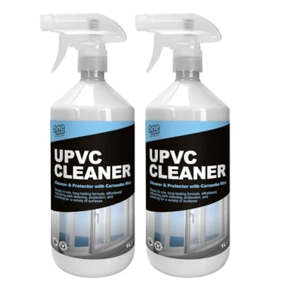 Image of One Chem Professional UPVC Cleaner &amp; Protector 2 x 1L with Carnauba Wax, Cleans, Polishes and Protects