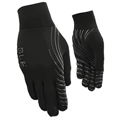 Image of Alé Cycling Unisex Spirale Undergloves, Black, X Small