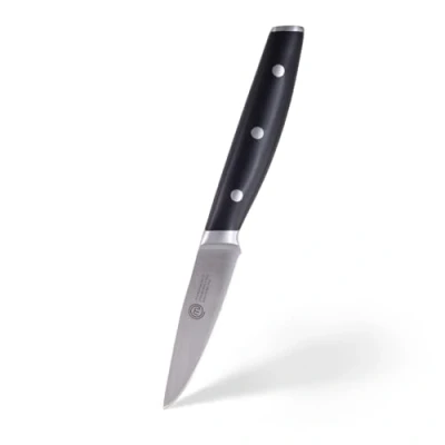 Image of MasterChef Paring Knife with High Carbon Stainless Steel Blade and Triple Riveted Handles, Professional Quality Kitchen for Precision Cooking at Home, Perfectly Balanced, Razor Sharp, 20cm (8&quot;)