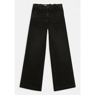 Image of ONLY Girls Kogcomet WIDE Bootcut jeans for kids, Size: 12y, Washed black
