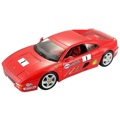 Image of Bburago B18 26306 Ferrari F355 Challenge Diecast Model Kit, 1:24 Scale
