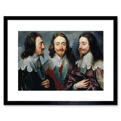 Image of Wee Blue Coo Painting Van Dyck Portrait King Charles I Of England Framed Wall Art Print