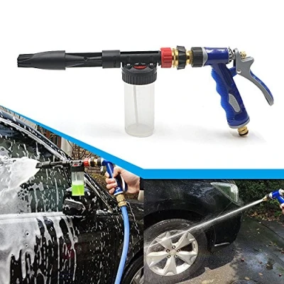 Image of MALAYAS Snow Foam Gun Sprayer, Adjustable Car Cleaning Lance, Garden Watering Tool Fit Universal Hose, Sprayer for Washing Home Uses Hose Pipe