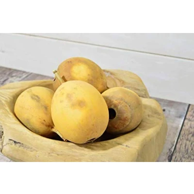 Image of Natural Crafts dried Whole Passion fruit wreath making pot pourri pack of 6 (Yellow)