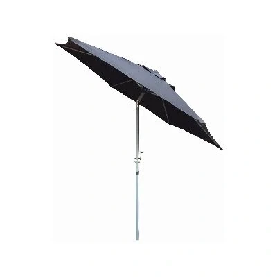 Image of Redwood 2M ALUMINIUM TILTING PARASOL WITH CRANK BLACK
