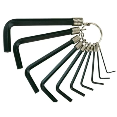 Image of Teng 1425 1.5 10mm Hex Key 10 on Ring Metric Set , Black