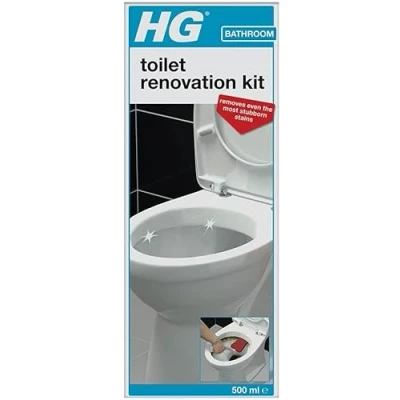 Image of HG Toilet Renovation Kit Extremely Powerful Stain Remover! (1 Kit)