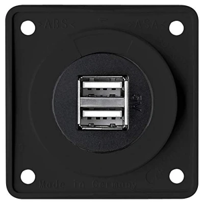Image of Berker Integro Double USB Charging Socket Loose