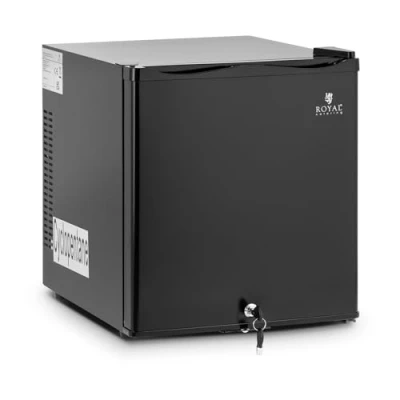 Image of Royal Catering RCGK MB40L Mini Bar 28L Glass Door Black Hotel Fridge