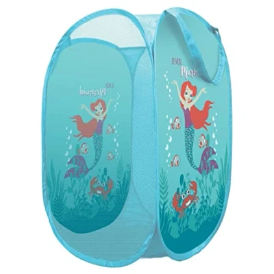 Image of Foldable Pop Up Laundry Bag Toy Storage Basket for Kids Boys and Girls Tidy Room (Storage Theme 4)